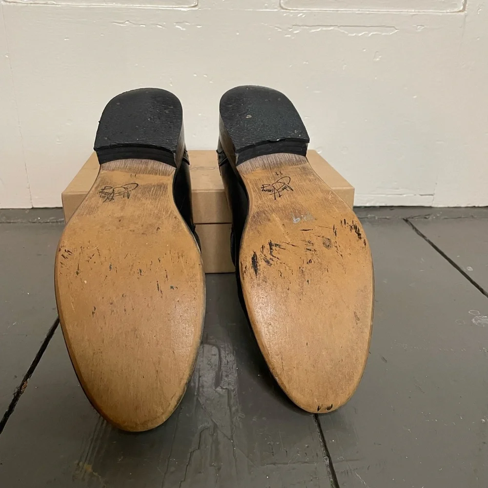 John Fluevog Black Strappy Flats - Picture 5 of 6